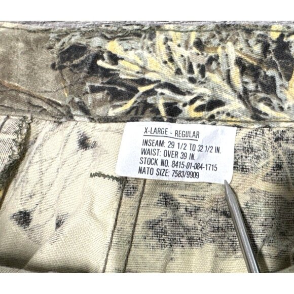 Vintage‎ Camo Combat Trousers Pants Mens XL Cargo Green Advantage Max-1 USA - Picture 3 of 11